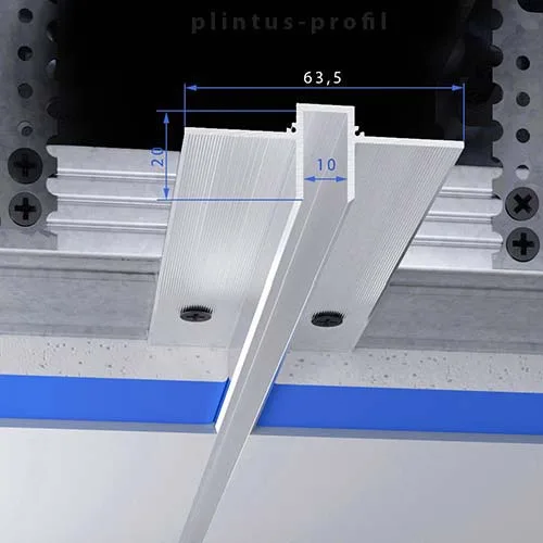 recessed extrusion pr-d1020